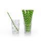 Commercial Durable Decorative Paper Straws With Non Toxic  Harmless  Ink