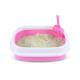 Professional Modern Cat Litter Box Plastic Material OEM / ODM Available