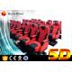24 Seats Dynamic Theater Large 5D Movie Theater With Electric Motion Platform