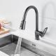Swiveling Spout Kitchen Faucet Mixer Stainless Steel Pull Out Kitchen Tap