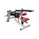 Red Cushion Elliptical Tube Exercise Plate Loaded Tricep Machine