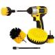 4pcs/Set Drill Brush Attachment Set Power Scrubber Brush Cleaning Kit All