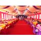 Red Aluminum Truss Roof Systems , Beautiful Dj Lighting Truss Systems Tent With Air Condition