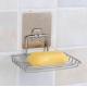 Stainless Steel Bathroom Soap Holder  With Hooks Suction Cup Soap Dish
