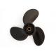 3B2W64517 Marine Boat Propellers For Outboard Motor , Aluminum Alloy Material