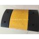 Triped High Reflective Molded Rubber Products Recyclable Rubber Speed Hump