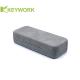 Square Grey PU Leather Metal Optical Glasses Case Packing Sunglasses Box Set Bag Factory
