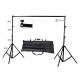  Retractable Telescopic Photographic Backdrop Stand with 2 light for the photographer 