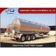 304 Stainless Steel 15000 Gallon 35000L Diesel / Gasoline Tank Trailer With 12 Wheeler