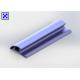 Blue Painted 6063 Alloy Industrial Aluminum Profile For LED Advertising Case