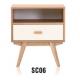 America style wooden side drawer cabinet furniture