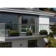 Outdoor Tempered Glass Balcony Railing Systems , Glass Balustrade Systems For