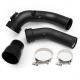 6061 Aluminum Air Intake Turbo Charge Pipe Intercooler Cooling Piping Hose Kit For BMW