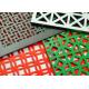 High Open Area Perforated Steel Mesh Sheets Pvc Coating Decoration Hole Size 0.1mm