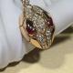 18K Rose Gold Luxury Jewelry Serpenti Necklace CL857662 With Rubellite / Demi