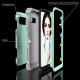 high quality silicon pc 2 in 1  shockproof cell phone case cover for samsung galaxy s8