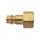 Brass MS58 Quick Release Air Pressure Fitting Female Thread 1/4, 3/8, 1/2