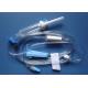 5um Disposable Infusion Set IV Set With Luer Lock Or Luer Slip Connector Tube Clamp Available