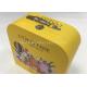 Yellow Bespoke Luxury Packaging Boxes Handle Custom Tab Lock Paper Printing