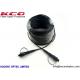 Armored Outdoor Field Fiber Optic Patch Cable Waterproof Connector For FTTA