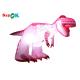 Pink 4m Inflatable Cartoon Characters Advertising Dinosaur Damp Proof