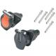 24v 5 Pole ABS Trailer Plug Socket Crimp Type ISO7638 Certification