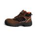 Shengjie Dark Brown Cow Leather Oil Acid Resistant Rubber Sole Safety Boots Steel Toe Anti Puncture Safety Shoes