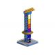 Thrilling Drop Tower Amusement Ride Blue Color For Theme Park And Scenic Spot