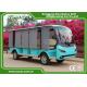 White 72V Electric Sightseeing Cart For 14 Person / electric passenger Bus