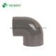 DIN Standard UPVC 90deg Elbow with Socket Size From 20mm to 315mm Glue Connection