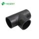 SDR11 Butt Fusion Pipe Fitting Reducing Tee with 90°Tee Welding Type HDPE Equal Tee