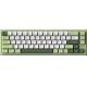 67-key Membrane Keyboard Wired Waterproof Drop-proof Ultra-thin Design Colorful Backlight ABS With Built-in Iron Plate