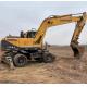 R210 W-9T Used Wheel Excavator 21 Ton Used Hyundai Excavators