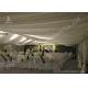 Exterior Decoration Luxury Wedding Marquee , Aluminum Outdoor Big Tent White Roof And Wall Lining