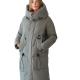 FODARLLOY Free shipping ladies warm hooded cotton padded clothes women oversize long down winter coat