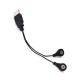 Electrode Snaps Plug To USB 2.0 A Male Medical Cables 2 Lead ECG Cable For Physiotherapy Equipment