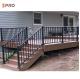 Black Garden Aluminum Balustrades Fencing Aluminium Stair Handrail