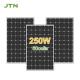 Monocrystalline Solar Voltaic Cell Thin Film PV Panels 250 Watt 18V 30V 36V For RV Energy