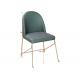 Hotel Restaurant 47cm Faux Leather Upholstered Dining Chairs
