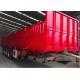 Professional 4 Axles 60 Ton Side Wall Trailer For Bulk Cargo Transportation