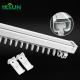 Single Side Wall Ceil Mount S Fold Curtain Track Thicken Ripple Fold Wave Curtain Rail