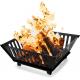 Fire Pit 25 Inch Outside Wood Burning Portable Firepit Log Stove Fireplace for BBQ Camping Campfire Bonfire