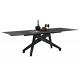 2.6 Meter Stone Look Dining Table , Rectangle Dining Table Heat Resistant