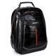 Durable Lightweight Leather Business Backpack Zipper Closure Anti - Fouling