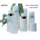 150ml  200ml 250ml  plastic big fat PP white airless pump bottle with wide nozzle cosmetics for skin cream