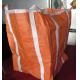 Two Ton Loading Orange Big Bag FIBC With Four Loops 10'' High / Fully Belted