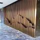 Stainless Steel Room Divider Bronze Hailrine Decoration Hotel Lobby Project List