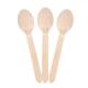 Odorless 6.3 Inch Eco Friendly Wooden Spoons , Multiscene Disposable Wooden Cutlery