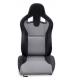 Double Or Single Slider Sport Racing Seats / Fabric Suede Racing Seats