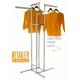 Powder Coated Reception Desk Clothing Merchandising Display Racks for Department Store